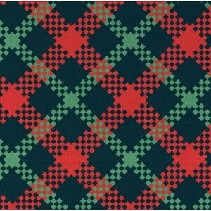 Christmas Fabric Plaid Winter Holidays Xmas Tartan Fabric Print BTY